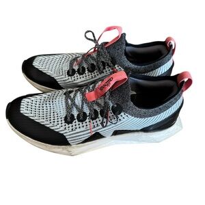 allbirds Tree Flyer 2 Sneakers Mens Sz 12 Natural Black/Flash Blue Blizzard Sole